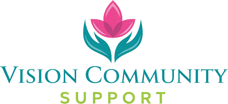 vision community support logo wide